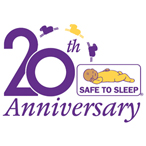 Safe to Sleep 20th Anniversary logo