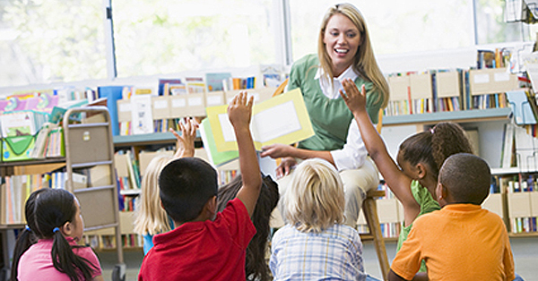 children in a preschool classroom