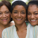 three women