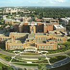Aerial view, NIH Clinical Center