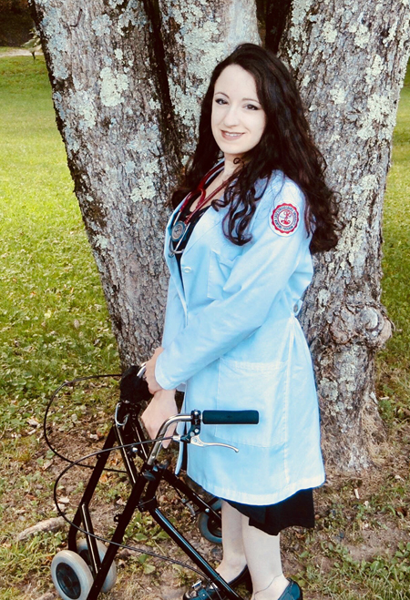 Image of Kristal Nemeroff in nursing uniform 