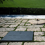 John F. Kennedy grave at Arlington National Cemetery.