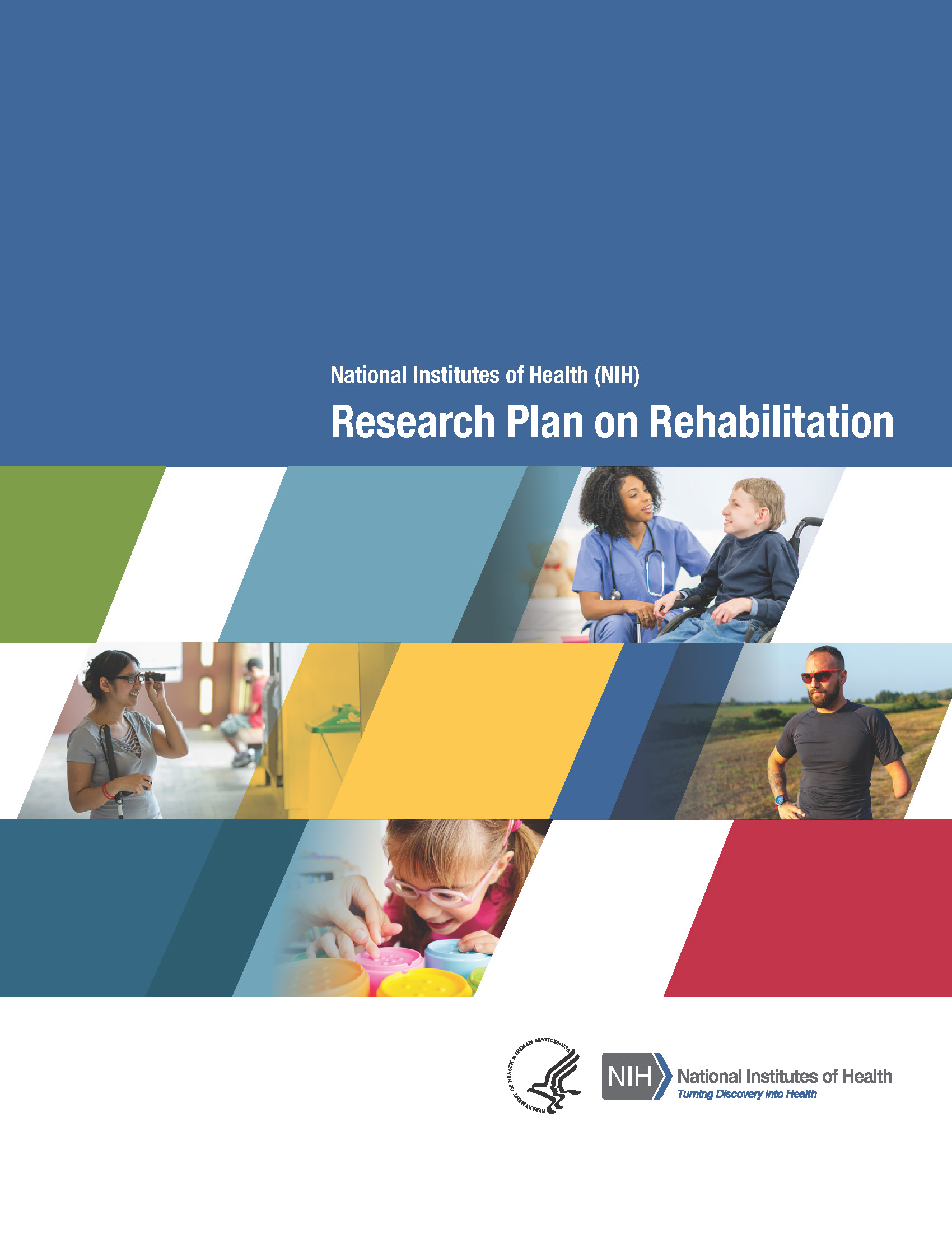 Cover of the NIH Research Plan on Rehabilitation