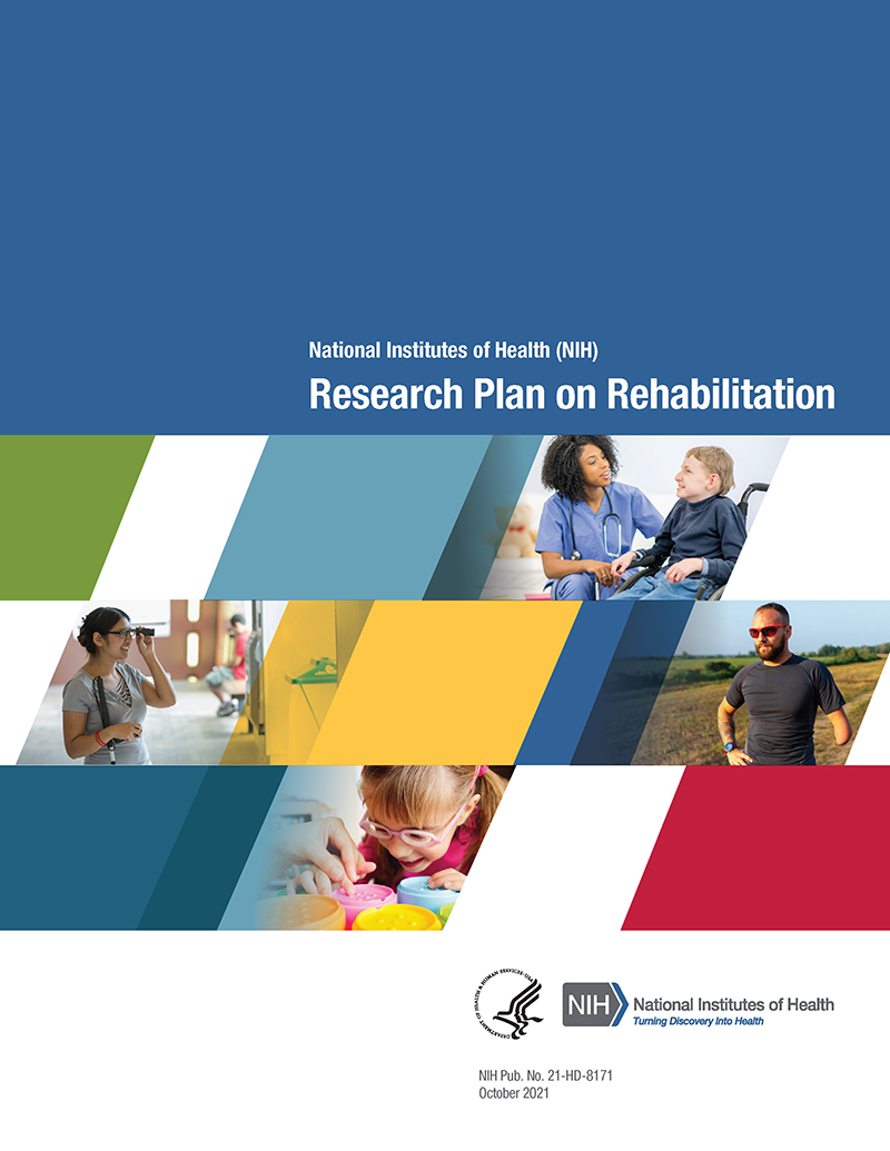 Cover of the NIH Research Plan on Rehabilitation.