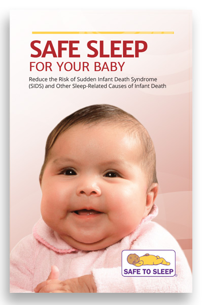 Cover of Safe Sleep for Your Baby American Indian/Alaska Native (AI/AN) Outreach brochure. 