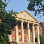 NIH Building 1 in Bethesda. MD.