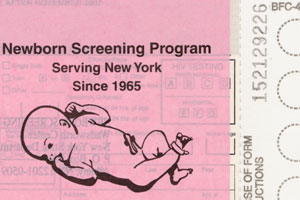 Newborn screening sheet