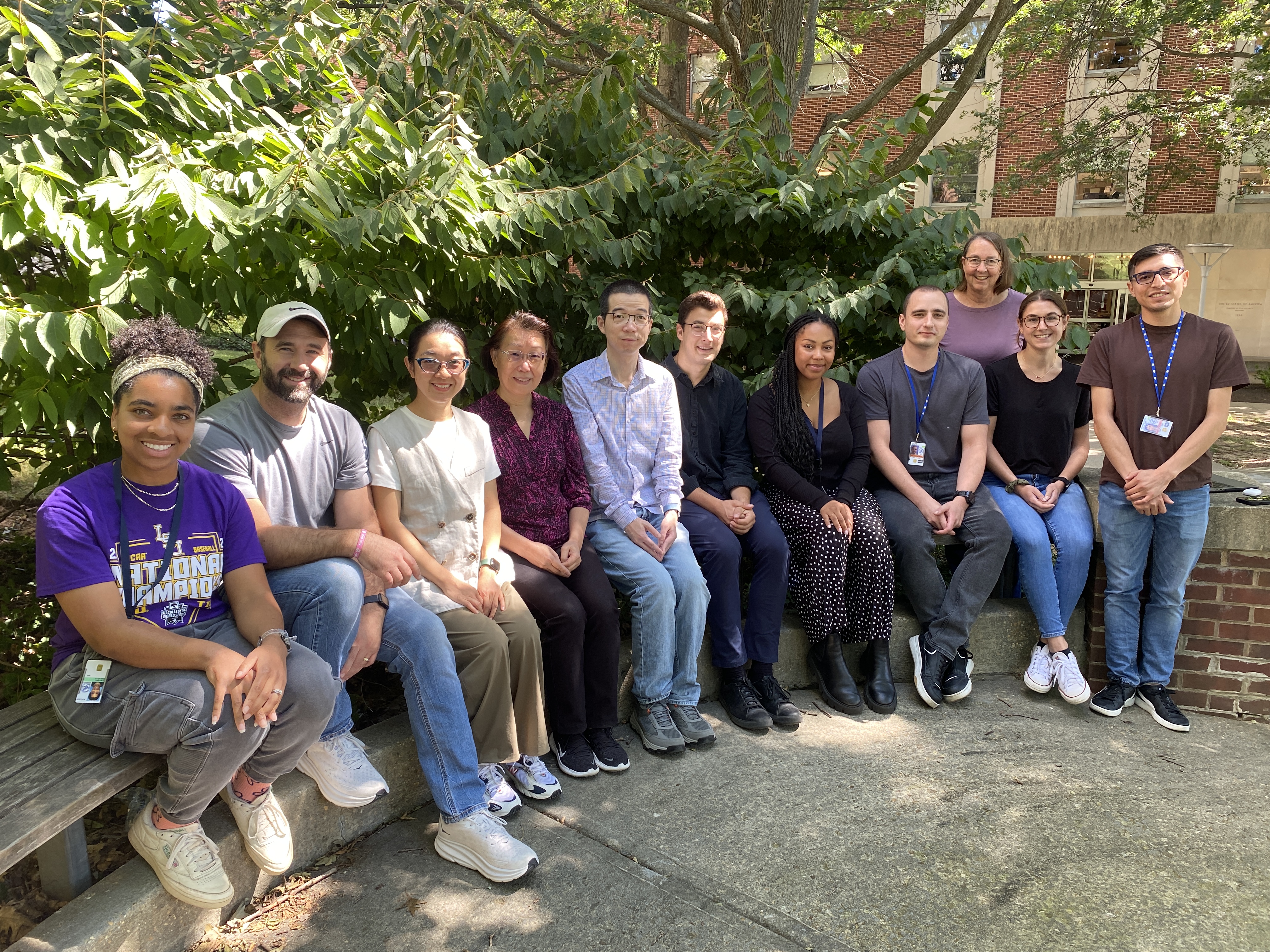 Lab members at a 2025 gathering.