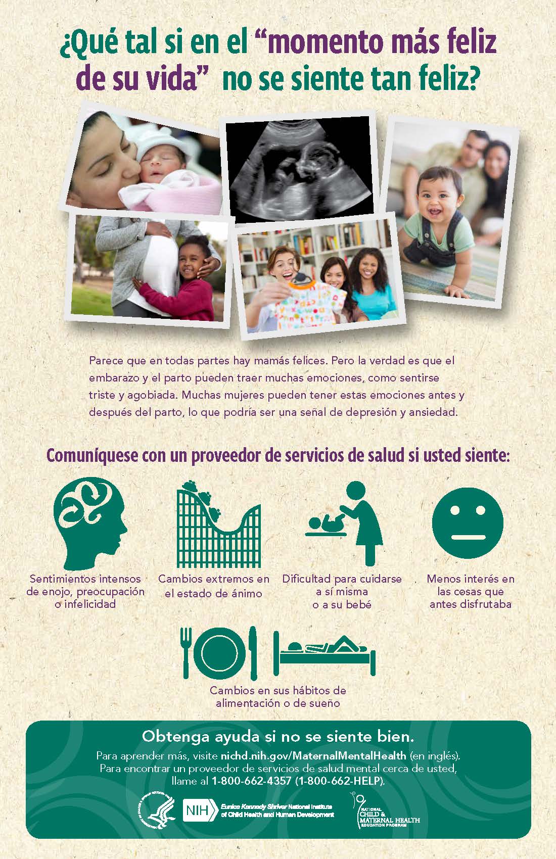 Embarazo para todas las tallas: Información para futuras mamás - NCMHEP   NICHD - Eunice Kennedy Shriver National Institute of Child Health and Human  Development