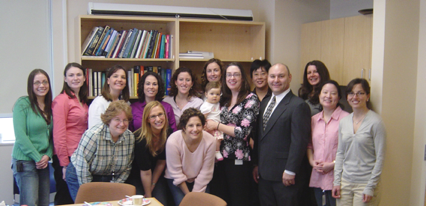 Group lab photo at meeting.