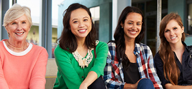 stock image of women