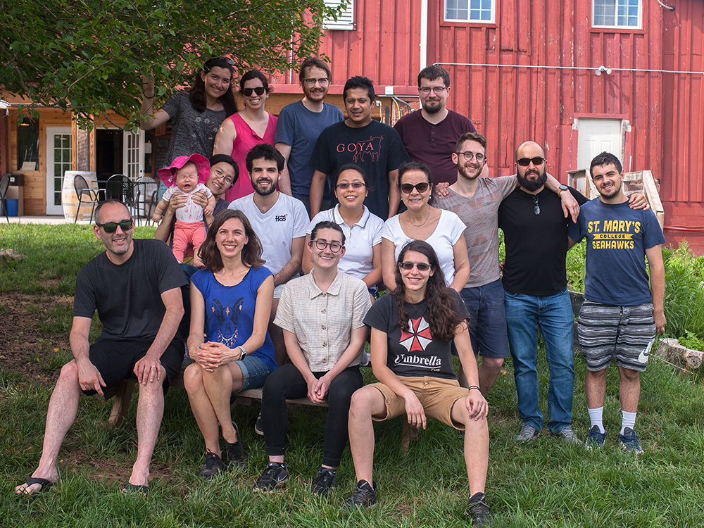 Le Pichon Lab group photo - joint picnic with Chesler lab.