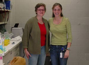 Two members of Pfeifer lab.