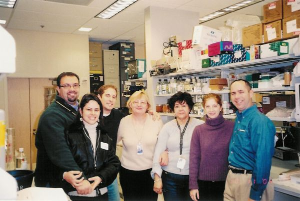 Group of lab members in 2005.
