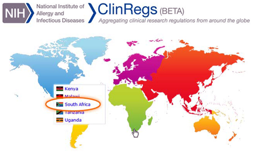 ClinRegs (BETA): Aggregating clinical research regulations from around the globe