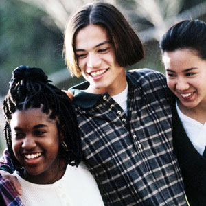 Group of smiling young adults
