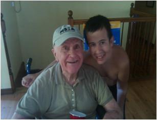 Blaine with his Grandfather