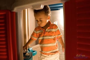 Young child during playtime