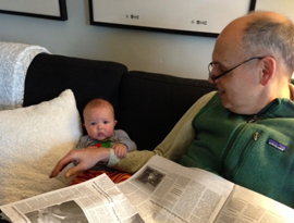 Dr. Guttmacher and his grandson