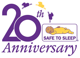 Safe to Sleep 20th Anniversary logo