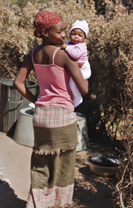 Mother and child in Africa