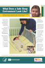 What does a safe sleep environment look like? Reduce the Risk of SIDS and Other Sleep-Related Causes of Infant Death 